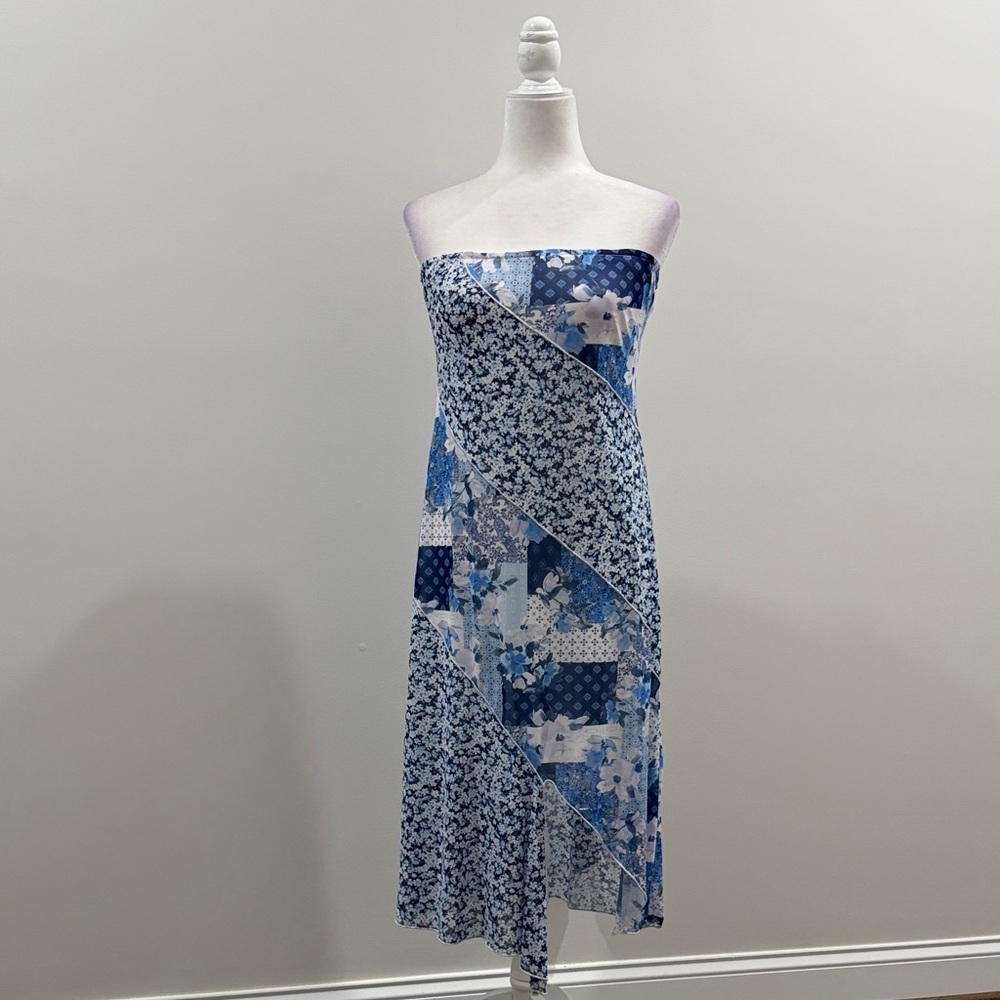 Altar’d State Blue Floral Dress